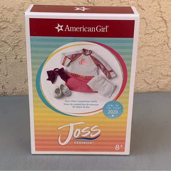 American Girl Toys American Girl Josss Cheer Competition Outfit For 8 Dolls New Retired